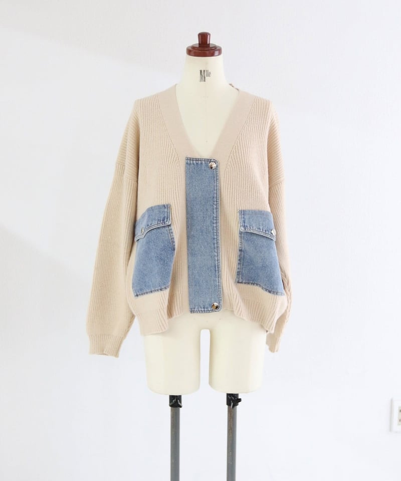 デニムドッキングZIPPER CD(W5W6033H) | MWEZI by ZURIsol