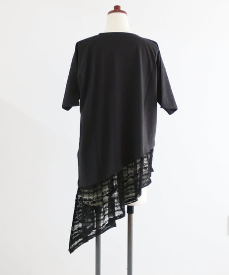 ヘムレースTシャツワンピ