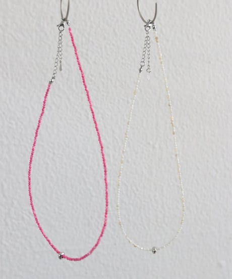 カラービーズネックレス / Colored Beads Necklace