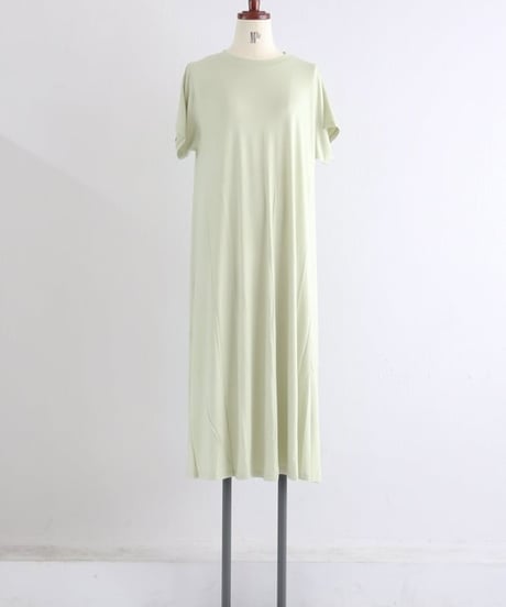 とろみフレアワンピース レディース ロング丈 / Flowy T-shirt dress