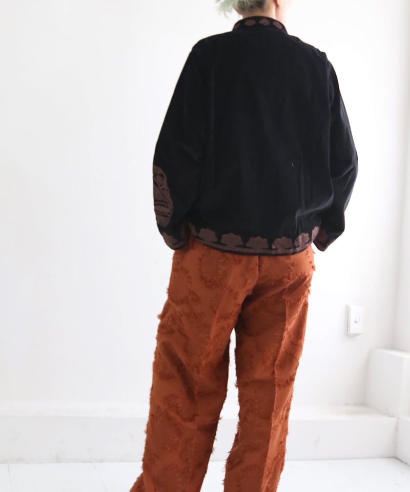 刺繍ベロアジャケット(5W36011E) | MWEZI by ZURIsol okinawa