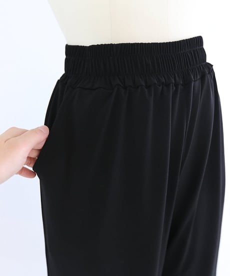 ドレープイージーパンツ レディース ワイドシルエット / ester plain pants