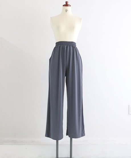ドレープイージーパンツ レディース ワイドシルエット / ester plain pants