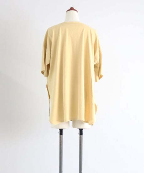 ラウンドヘム ビッグTシャツ レディース コットン100%
