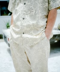 【MWEZI by ZURIsol 沖縄 メンズファッション】リラックス イージー パンツ Block Allover Relaxed Easy Pants