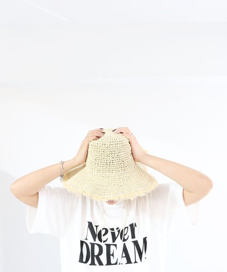 NEVER DREAM ロゴTシャツ レディース オーバーサイズ / NEVER DREAM T-shirt