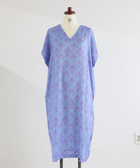 総柄コクーンワンピース レディース レーヨン ワンピース / COCOON DRESS