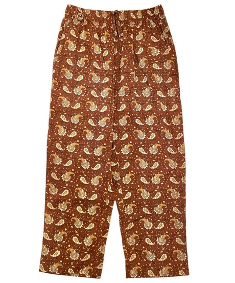 【MWEZI by ZURIsol 沖縄 メンズファッション】リラックス イージー パンツ Blockprint Allover Relaxed Easy Pants