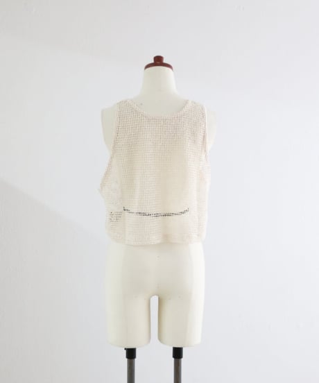 【MWEZI by ZURIsol 沖縄・宜野湾 アパレルショップ 通販】レディース ネットショート タンクトップ