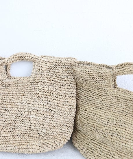 【MWEZI by ZURIsol 沖縄 バッグ 通販】KAREN BAG ラフィア 刺繍 トートバッグ レディース ナチュラル リゾートバッグ