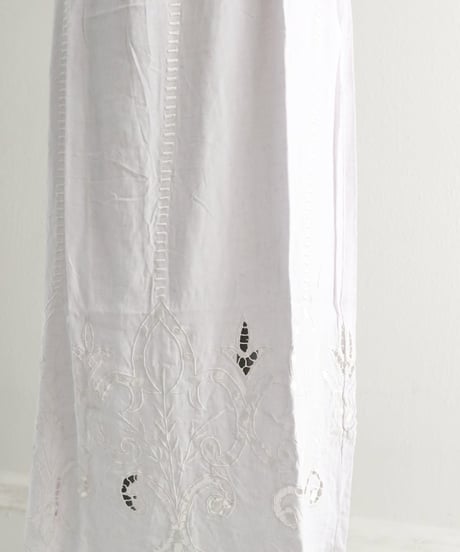 カットワークロングスカート /HEM CUTWORK LONG SKIRT