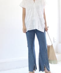 刺繍ボックストップス/ EMBROIDERU BOX TOP