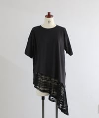 ヘムレースTシャツワンピ