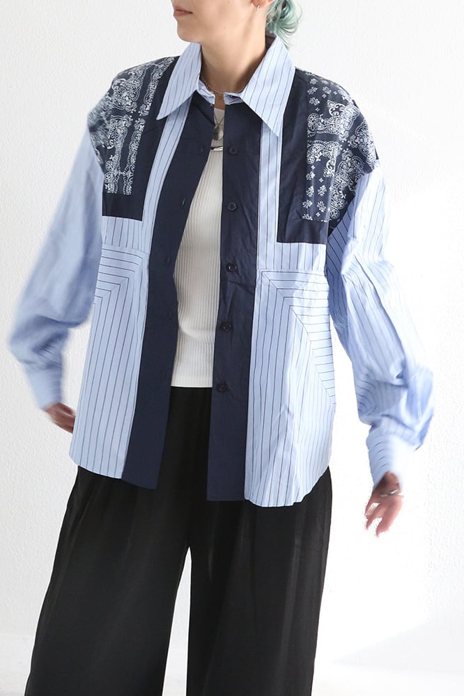バンダナ柄シャツ(W5W1017o) | MWEZI by ZURIsol okinawa