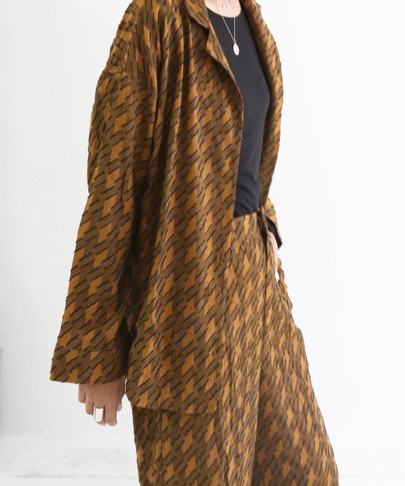 美品　IRENE ジャガードシャツジャケット ジャガードシャツジャケット(5W36010K) | MWEZI by ZURIsol oki