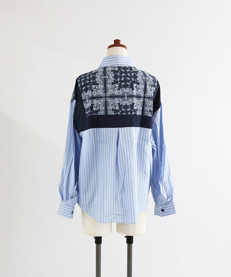 バンダナ柄シャツ(W5W1017o) | MWEZI by ZURIsol okinawa