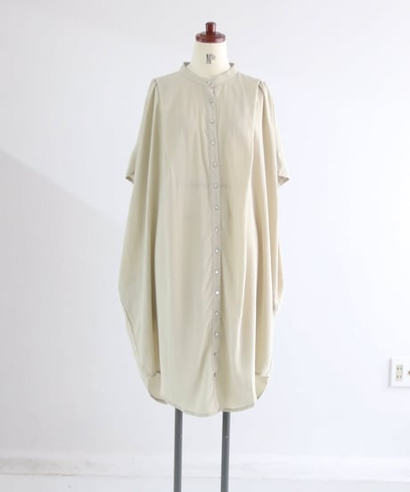 【MWEZI by ZURIsol 沖縄 リゾートファッション 通販】レディース ショルダーシャーリング ドレス