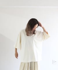 【MWEZI by ZURIsol 沖縄 リゾートファッション 通販】レディース シルケット Tシャツ / Silket T-shirt