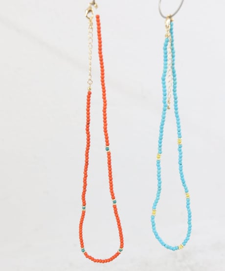 エスニックビーズネックレス / Ethnic beaded necklace