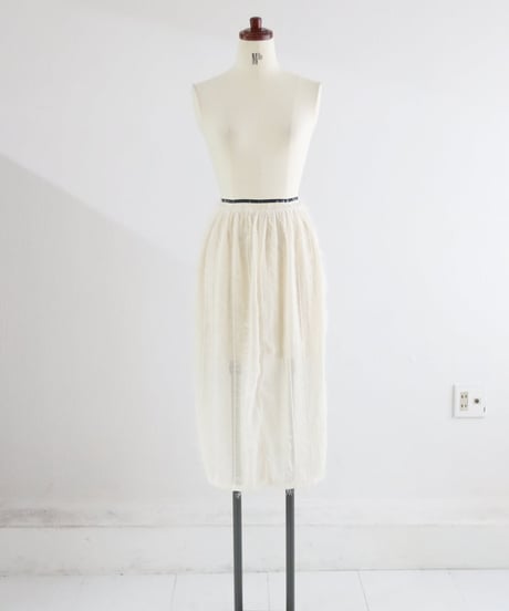 【MWEZI by ZURIsol 沖縄・宜野湾 アパレルショップ 通販】レディース シアーフリンジレイヤード スカート