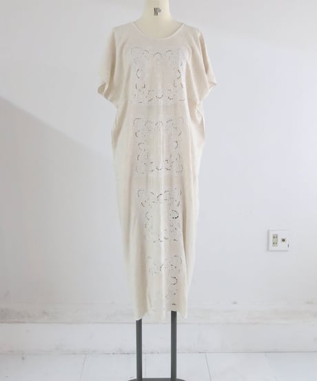 カットワーク マキシワンピース レディース リネン レーヨン ロングワンピース【MWEZI by ZURIsol 沖縄・宜野湾 レディースファッション 通販】