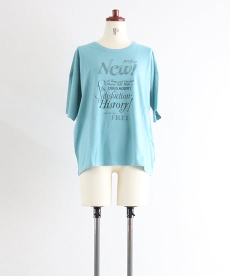 メッセージプリントTシャツ レディース 綿100% 半袖Tシャツ / MESSAGE-TSHIRT