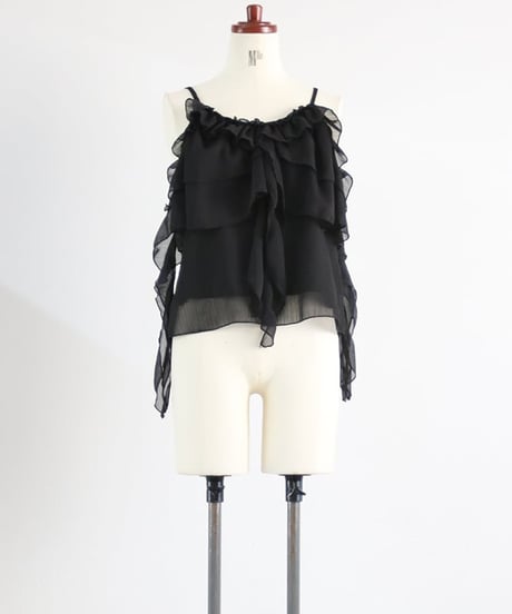 シアーフリルレイヤードビスチェ / Frill Camisole