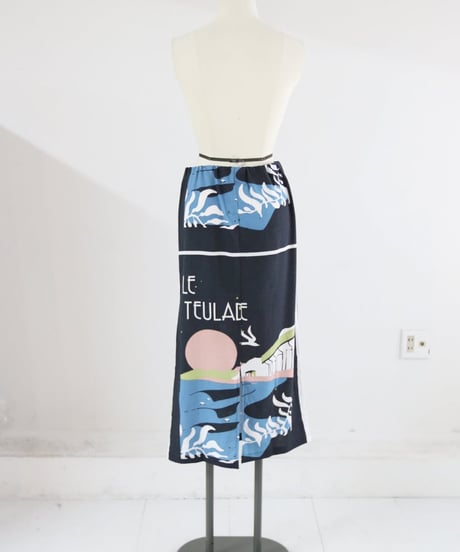 オリジナルプリント ロングスカート レディース リネン混 セットアップ対応【MWEZI by ZURIsol 沖縄・宜野湾 レディースファッション 通販】