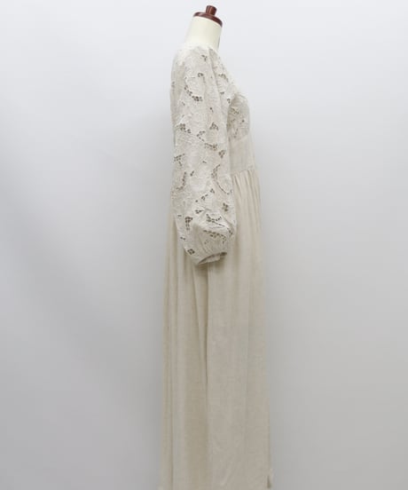 カットワークマキシワンピース Cardigan Dress (4S36004E)DAZZLE