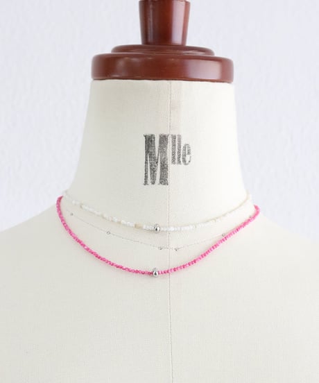 カラービーズネックレス / Colored Beads Necklace