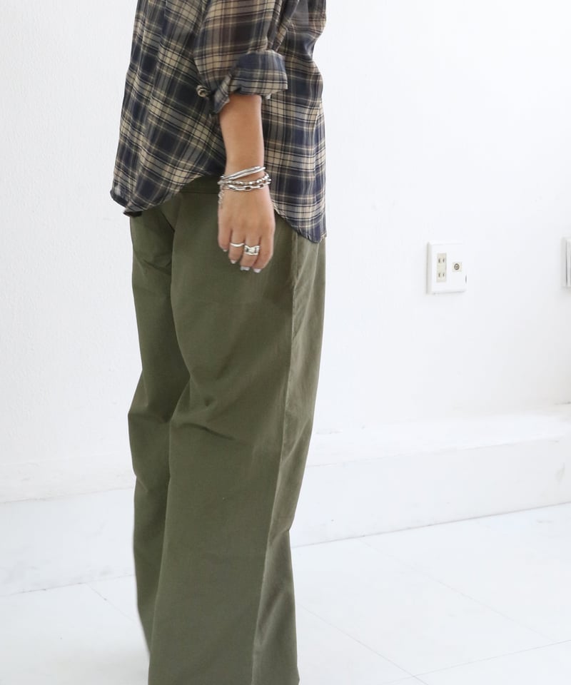 ナイロンイージーパンツ (5W24004K) | MWEZI by ZURIsol okinawa