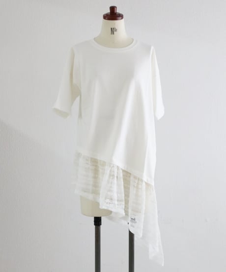 ヘムレースTシャツワンピ