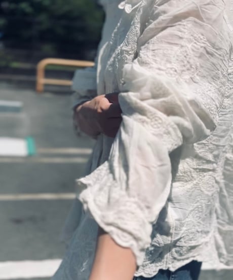 コットン刺繍ブラウス レディース / embroidery blouse