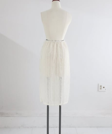 【MWEZI by ZURIsol 沖縄・宜野湾 アパレルショップ 通販】レディース シアーフリンジレイヤード スカート