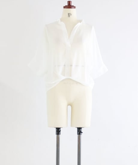 シアーブラウス キャミソールセット レディース / Plain caftan camisole set