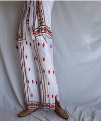 エスニック刺繍ワイドパンツ / EMBROIDERY LONG PANTS(3S24001E)STEVIE