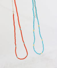 エスニックビーズネックレス / Ethnic beaded necklace