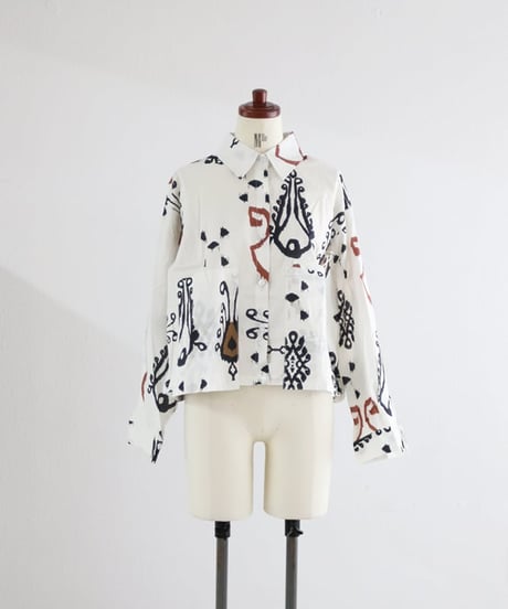 エスニックポケットシャツ/ Ethnic pocket shirt