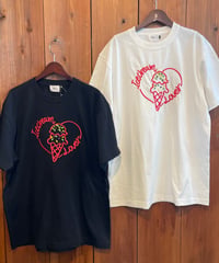 MWEZI Icecream Lover 刺繍Tシャツ レディース 半袖Tシャツ 親子リンクコーデ対応(Adult)MZ03
