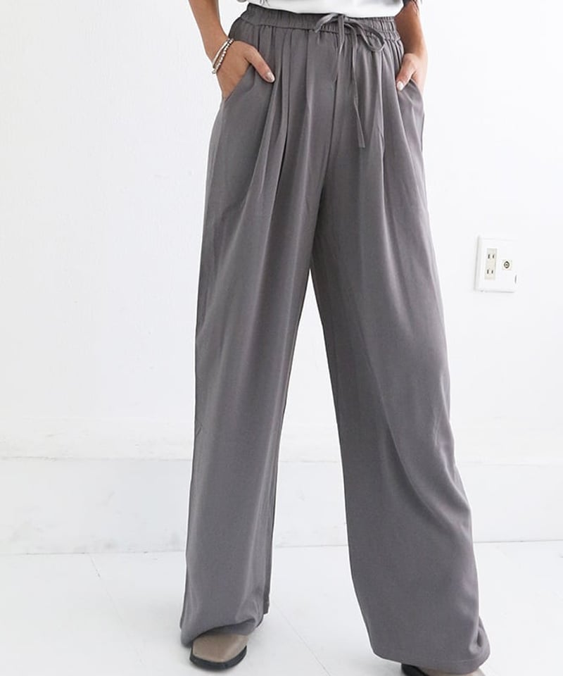 ストレッチワイドパンツ(W5W4026H） | MWEZI by ZURIsol okinawa