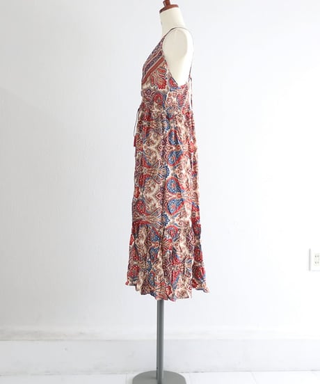ヴィンテージペイズリーキャミワンピース / Vintage-style camisole dress