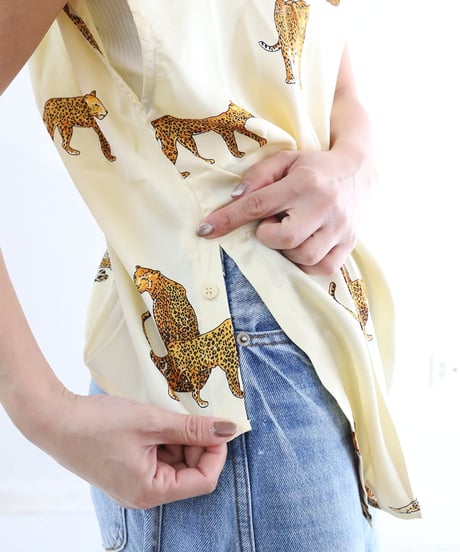 【MWEZI by ZURIsol 沖縄 リゾートファッション 通販】レディース チーター トップス / cheetah top