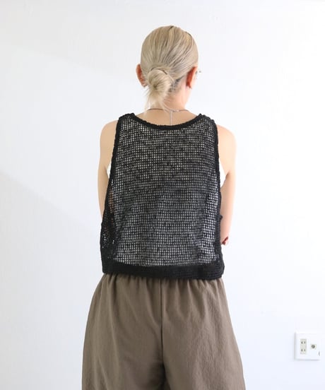 【MWEZI by ZURIsol 沖縄・宜野湾 アパレルショップ 通販】レディース ネットショート タンクトップ