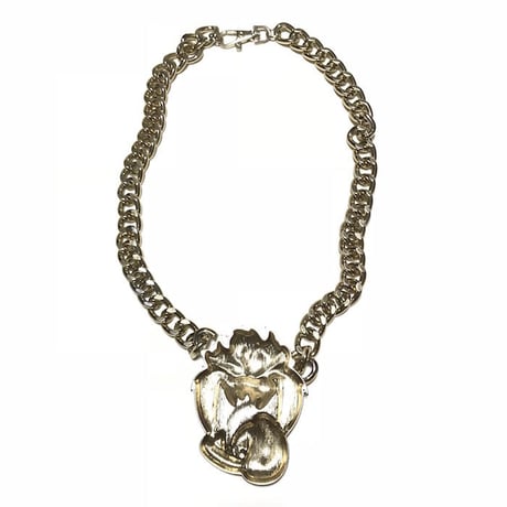 【USED】WARNER BROS. TASMANIAN DEVIL GOLD CHAIN NECKLACE
