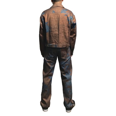 【USED】90'S VIVIENNE WESTWOOD SHADOW ROSE DENIM SUITS