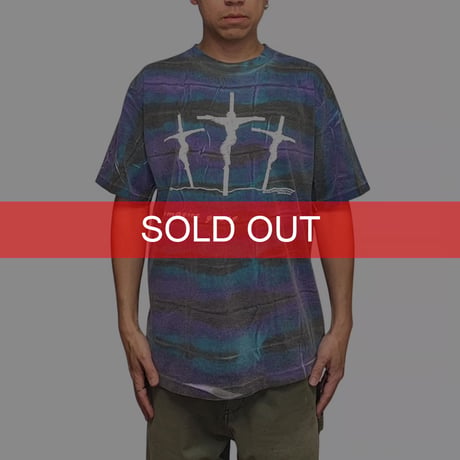 【USED】80's Exodus Productions "Amazing Grace" Tie-Dye T-Shirt