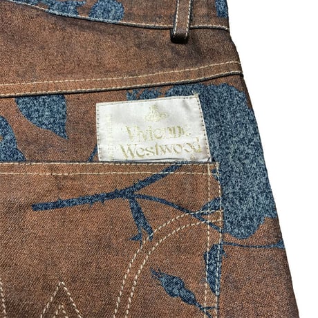 【USED】90'S VIVIENNE WESTWOOD SHADOW ROSE DENIM SUITS