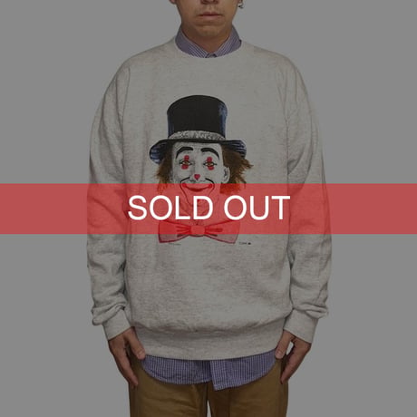 【USED】90's RICK EMBRY CLOWN SWEATSHIRT