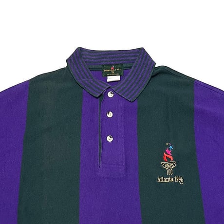 【USED】90'S ATLANTA OLYMPIC 1996 POLO SHIRT