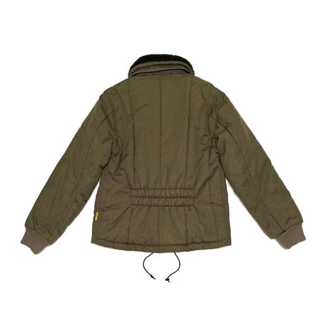 【USED】90's ARMANI JEANS QUILTED AVIATOR JACKET